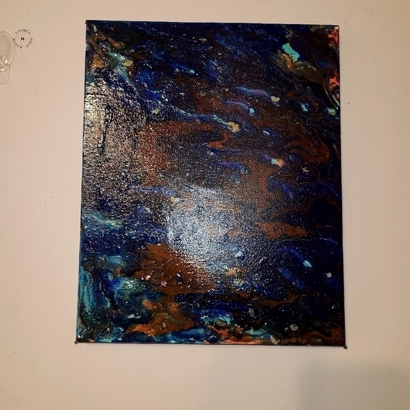 8 x 10 Multi Color Canvas Art Painting - Picture 3 of 4